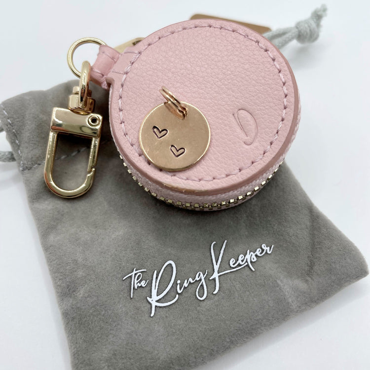 Engraved Charm - Double Hearts (shipped with Ring Keeper orders)