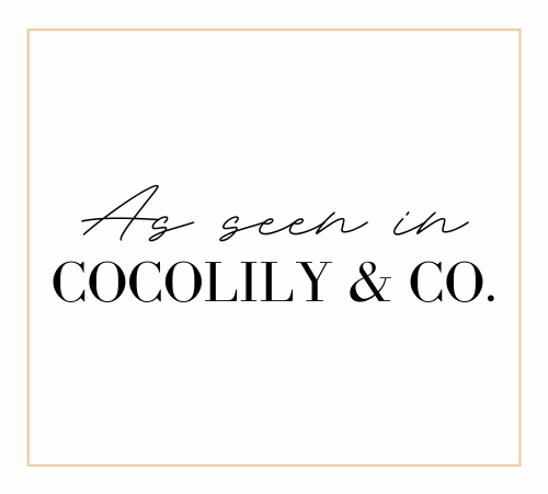 As seen in Cocolily & Co